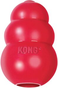 KONG - Classic - Juguete de Resistente Caucho Natural - para morder, perseguir o Buscar - para Perros Medianos