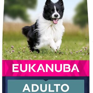 Eukanuba Alimento seco para perros adultos de razas pequeñas y medianas, rico en cordero y arroz