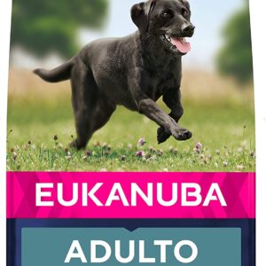 Eukanuba Alimento seco para perros adultos activos de raza grande,, rico en pollo fresco 3 kg