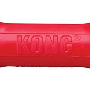 KONG - Goodie Bone - Hueso dispensador de golosinas en Caucho Resistente - Mejor calidad y precio para Perros Medianos de todas las razas.