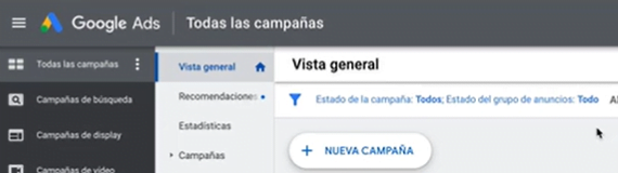 Crear Nueva Campaña en Google Ads